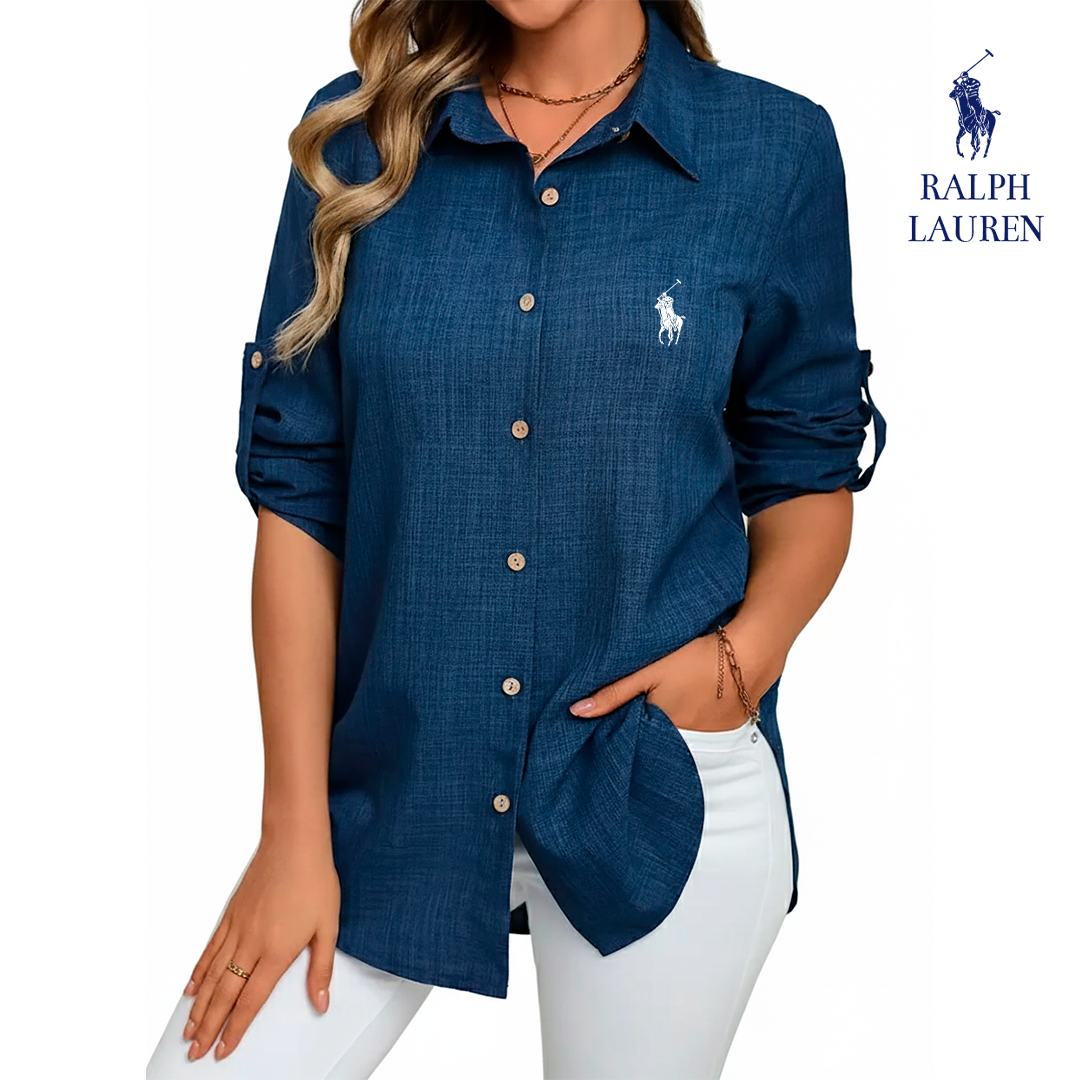 Ꮢalph ᏞauᏒen Classic Linen Long Sleeve Shirt