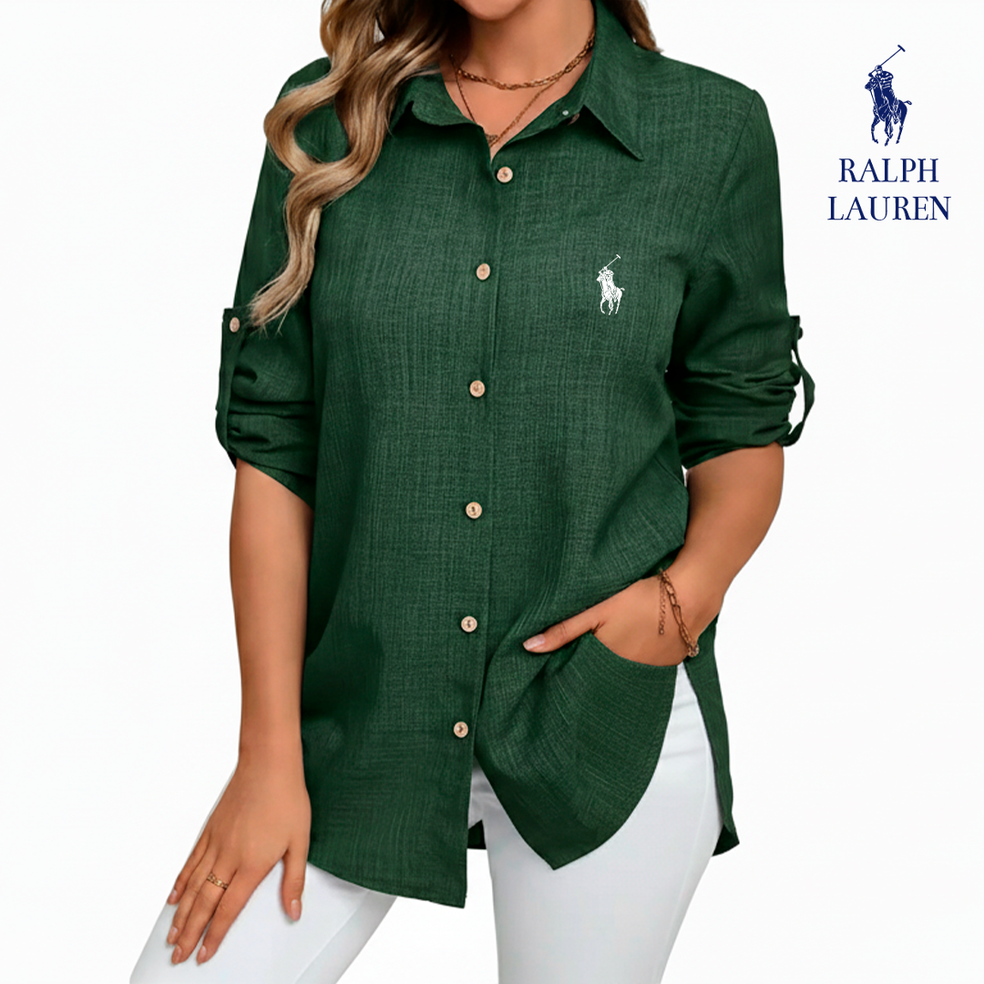Ꮢalph ᏞauᏒen Classic Linen Long Sleeve Shirt