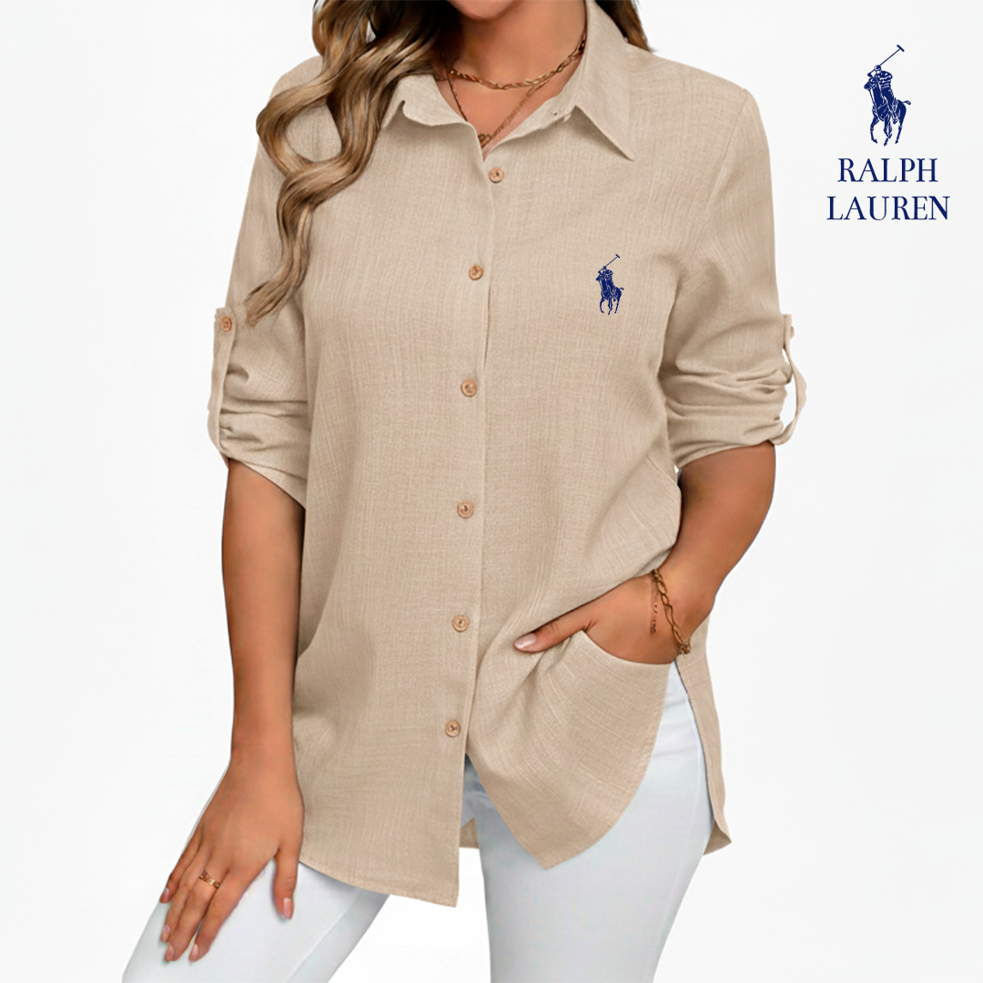 Ꮢalph ᏞauᏒen Classic Linen Long Sleeve Shirt